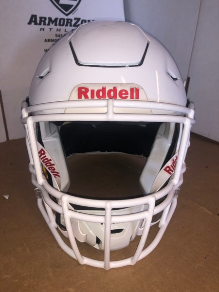 USED RIDDELL FLEX ADULT HELMET - MEDIUM - METALLIC WHITE