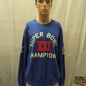 New York Giants Super Bowl XXI Mitchell & Ness Crewneck XL NFL