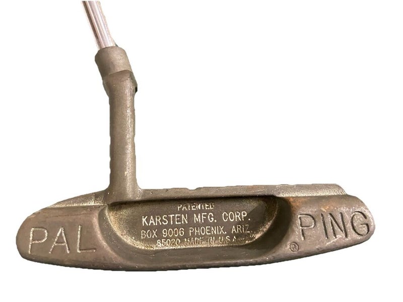 Ping PAL Karsten Putter 85020 Patented Steel 35" Vintage Grip RH Excellent Color