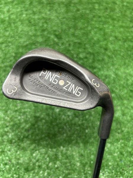 Ping Zing White Dot 3 Iron JZ Stiff Flex Steel Shaft RH 39L
