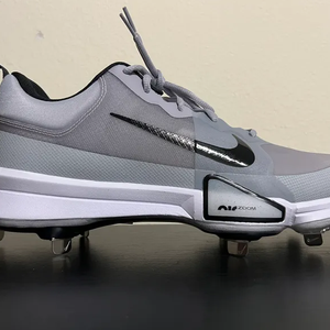 Nike Force Zoom Trout 9 Pro Metal Baseball Cleats Men’s Size 11.5 FB2907-002 Gray / White / Black