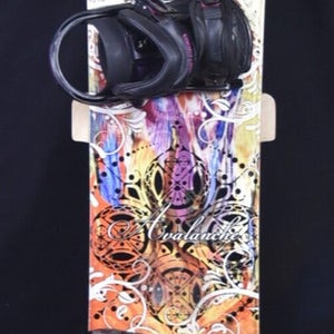 AVALANCHE DIVANE SNOWBOARD SIZE 150 CM WITH LARGE BINDINGS
