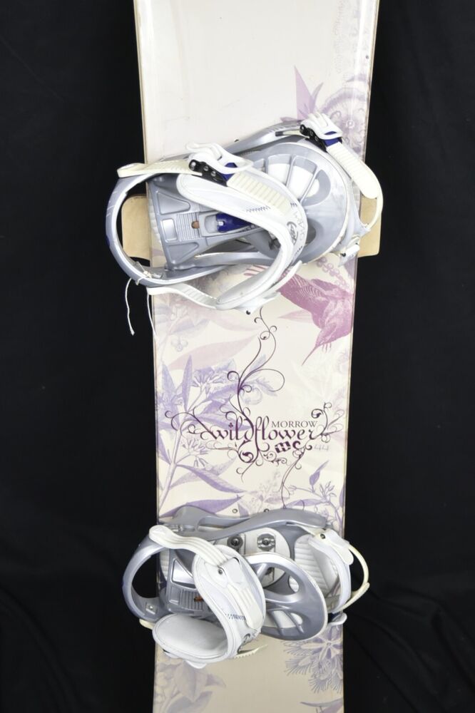 MORROW WILDFLOWER SNOWBOARD SIZE 144 CM WITH K2 MEDIUM BINDINGS