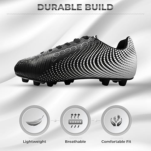 Vizari Stealth Firm Ground Mens Soccer Cleats | Size-Mens-8 | VZSE93351M-8