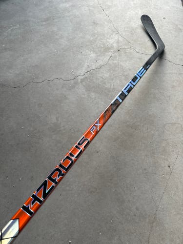 75 Flex P29 NCAA Senior True Left Hand Pro Stock (New) Hzrdus PX Hockey Stick Orange