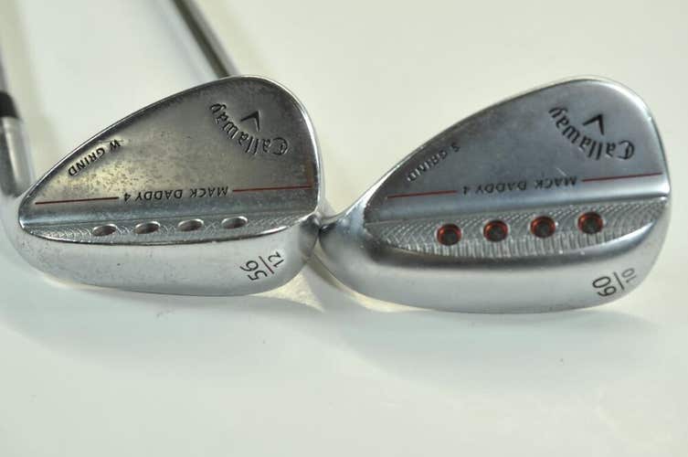 Callaway Mack Daddy 4 Chrome 56*, 60* Wedge Set Right DG S200 Steel # 187387