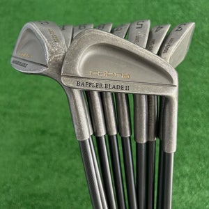 Cobra Baffler Blade II Black Iron Set 3-S / Cobra 3.5 Series Black Stiff Graphite