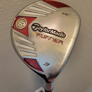 TaylorMade Burner 2007 3 Wood 15* REAX Superfast 50g Regular RH