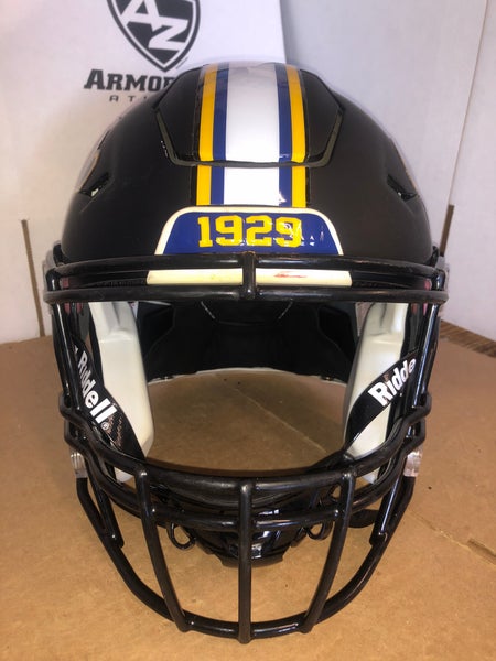 USED RIDDELL FLEX ADULT HELMET - LARGE - FLAT BLACK