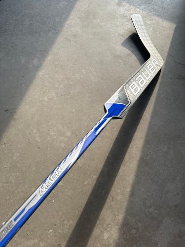 25.5" NHL Senior Bauer Regular Paddle Pro Stock (New) Supreme Mach Goalie Stick