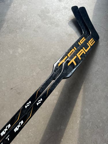 2 PACK Adin Hill NHL 25” Senior True Regular Paddle Pro Stock (New) Catalyst 9X3 Goalie Stick Black