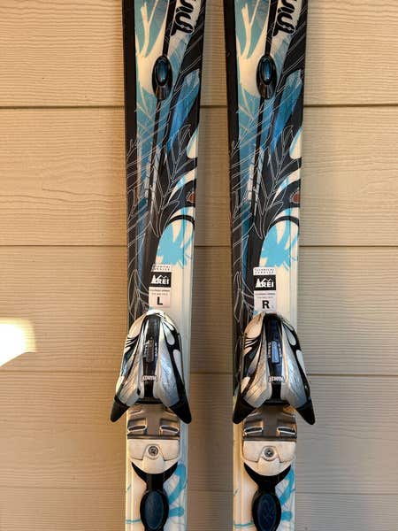 K2 True Luv Womens Rocker Downhill Skis 156 cm. Marker Bindings