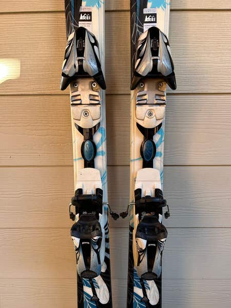 K2 True Luv Womens Rocker Downhill Skis 156 cm. Marker Bindings