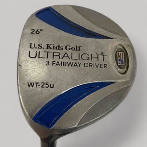 US Kids Golf WT-25u 26 USKG Driver Fairway Ultra 45 LH 29"