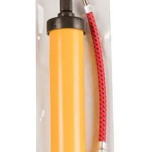 Champion Sports 12" Plastic Inflating Hand Pump, Hose & Inflation Needle