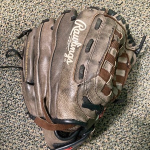 Used Rawlings Highlight Series Right Hand Throw Baseball Glove 12"