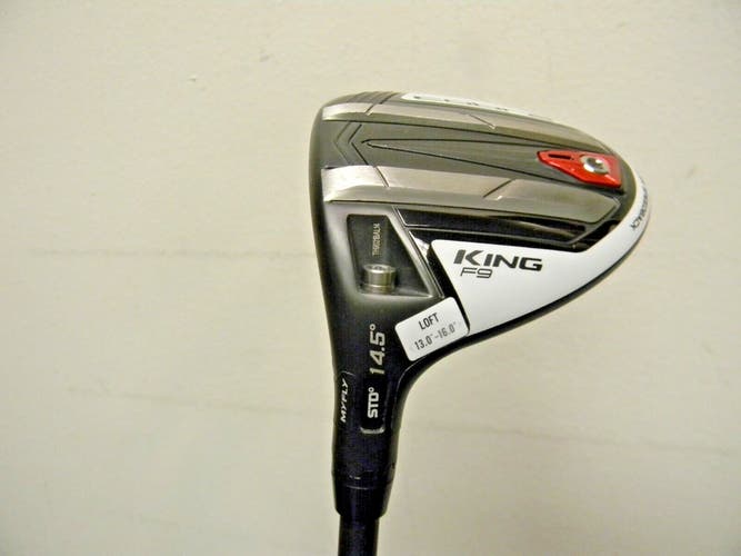 SUPER CLEAN COBRA KING F9 LEFT HAND FAIRWAY CLUB #3 14.5* MOTORE F3 6r REGULAR