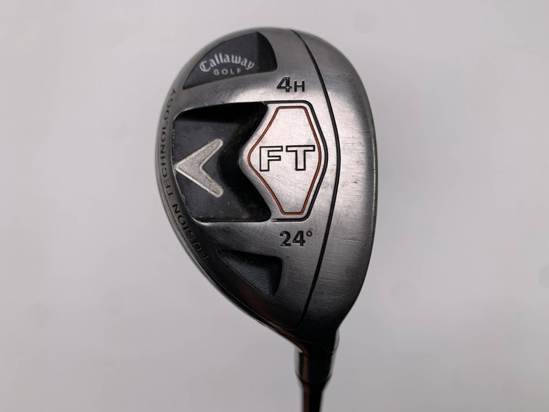Callaway FT Hybrid 2008 4 Hybrid 24* Fujikura Fit On M Stiff Graphite Mens RH