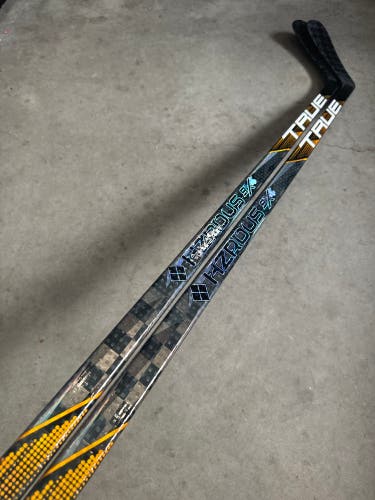 2 PACK 75 Flex P29 NHL Senior True Left Handed Pro Stock (New) Hzrdus 9x4 Hockey Stick Gold