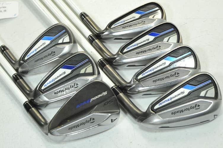 TaylorMade SpeedBlade 4-9,AW Iron Set (NO PW) RH Regular Flex Graphite # 181786