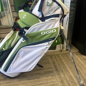 Ogio Woode Stand Bag 2025 White Green