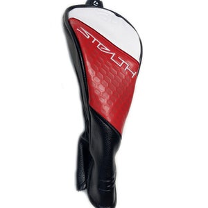 NEW TaylorMade Golf Stealth 2 Black/Red/White Hybrid/Rescue Headcover