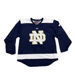Notre Dame Practice Jersey - Used Pro Stock Size Medium (Navy Blue/White)