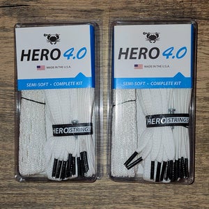 Lot of 2  ECD HERO 4.0 Mesh Kit Semi-Soft WHITE (Complete Kit & BRAND NEW!)