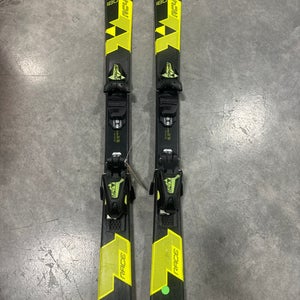 Kid's Fischer RC4 Race 120 cm Racing Skis With FJ4 Bindings (Used)
