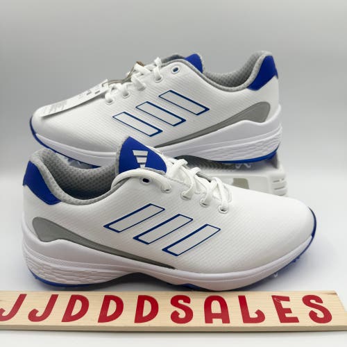 adidas ZG23 Golf Shoes Wide White Lucid Blue H03673 Men’s Size 9 NWT $200  New