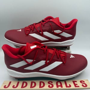 Adidas Adizero Afterburner 9 Baseball Cleats Team Power Red IG2312 Men’s Sz 12.5  New