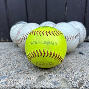 Mixed Lot of USED Official Softballs & Baseballs
