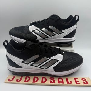 Adidas Icon 8 TPU Baseball Cleats Black White IG7109 Men’s Size 10.5 NEW