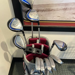 Used Women's Square Two Bliss Right Handed Complete Golf Set