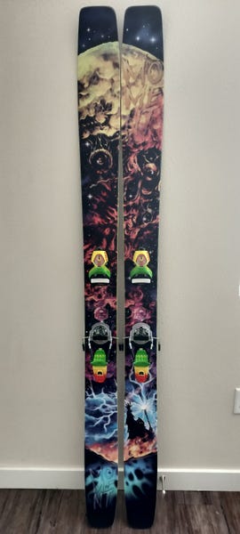2025 Moment Ghost Train 186 cm Skis With Look Pivot 18 (Used