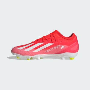 Adidas X Crazyfast League IE2377 Men Solar Red Firm Ground Football Boots LR3657