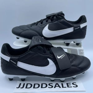 NIKE Premier III 3 FG Soccer Cleats Black White AT5889-010 Men's 6.5 Women’s 8
