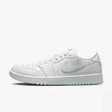 Jordan 1 Low G Golf Shoes White Crocodile Men's SZ 12 (DD9315-110)