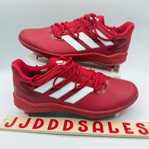 Adidas Adizero Afterburner 8 Team Power Red Baseball FZ4216 Men’s Sz 8 NEW