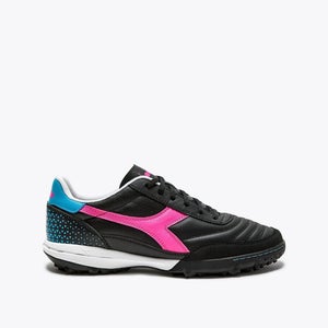 Diadora Calcetto GR LT TF 101.180571-D0730 Mens Black Turf Football Shoes LR3174