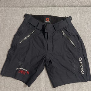 Arctica Side Zip Ski Shorts- Fuxi Racing Embroidery