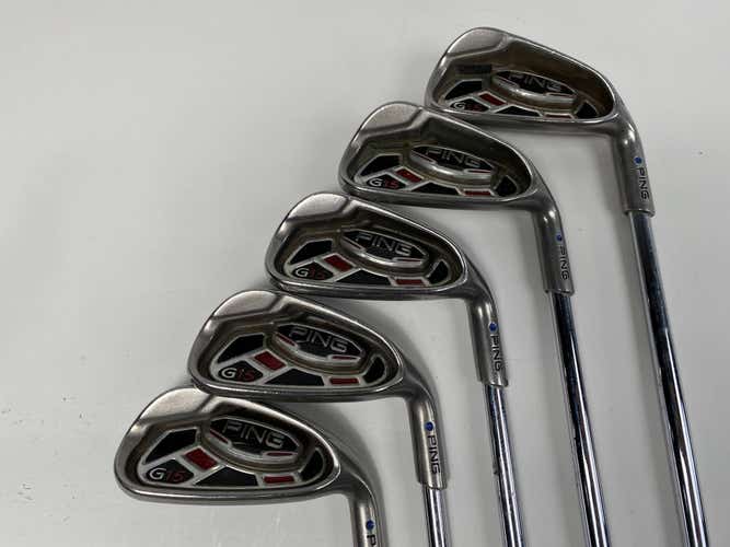 Ping G15 Iron Set 6-PW Blue Dot 1* Up AWT Regular Steel Mens RH Rattle