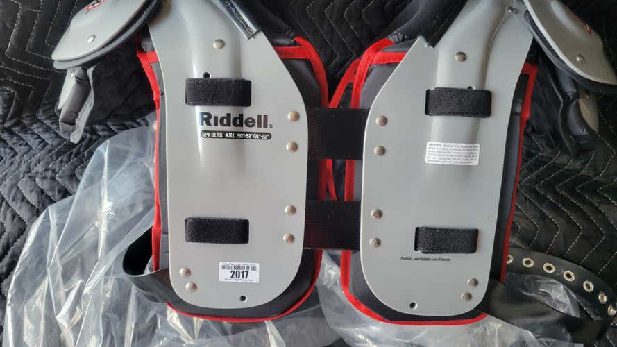 Adult Riddell Power SPX Shoulder Pads (New)