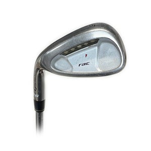 LH TaylorMade RAC OS Single 9 Iron Steel Taylormade Light Metal Stiff Flex