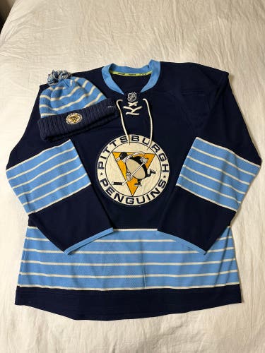 Penguins Winter Classic Jersey + Beanie Reebok NHL