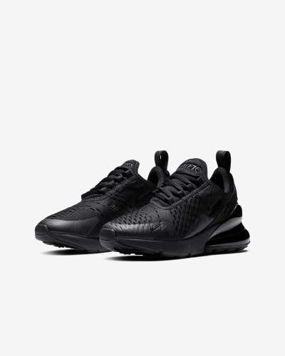 Nike Air Max 270 BQ5776-001 Sneakers Kids US 3.5Y Black Running Shoes LR3706