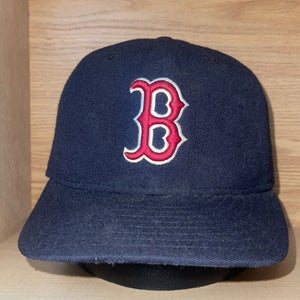 Vintage Boston Red Sox New Era Pro Model Diamond Collection Fitted Hat 7 3/8