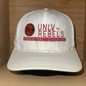 Vintage 1990 UNLV Rebels NCAA Basketball National Champs Snapback The Game Hat