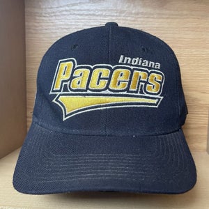Vintage Indiana Pacers Starter Fitted Wool Hat Cap RARE Size 7 - 7 3/4