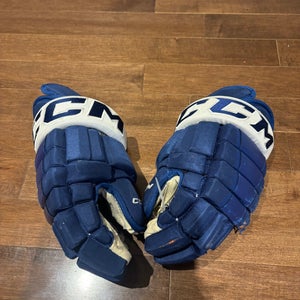 Pro Stock 14” CCM HG97XP Pro Player Gloves Leafs Holmberg